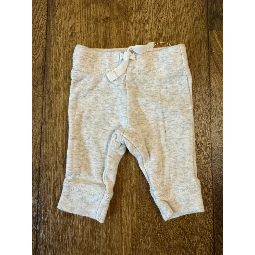 Carters Preemie Baby Boy Outfit Bodysuit‎ Pants 2 Piece Reborn Doll Striped Blue